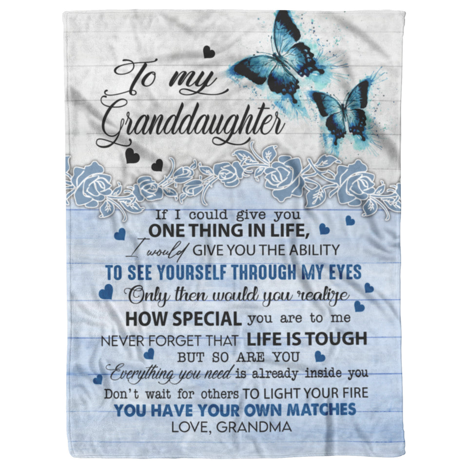 A Flower Butterfly Gift Of Grandma For Granddaughter copy