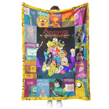 Adventure Time blanket lamf laij