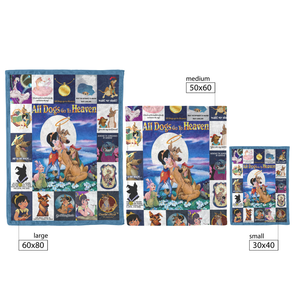 All Dogs Go To Heaven Fleece