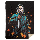 Halloween Michael Myers Ultra-Soft Warm Micro Fleece Throw Blanket Sherpa D17 - MSHL Premium Mink Sherpa Blanket 60x80