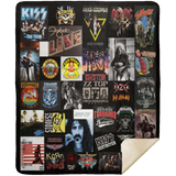 Classic Rock Bands Fleece Sherpa Blanket Quilt Supper Soft Lightweight Blanket for Bedroom Living Room Sofa - MSHM Premium Mink Sherpa Blanket 50x60