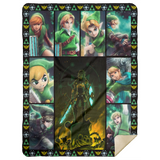 Zelda For Fans Blanket The Legend of Zelda Quilt Fleece Sherpa Throw Blanket MSHL Premium Mink Sherpa Blanket 60x80