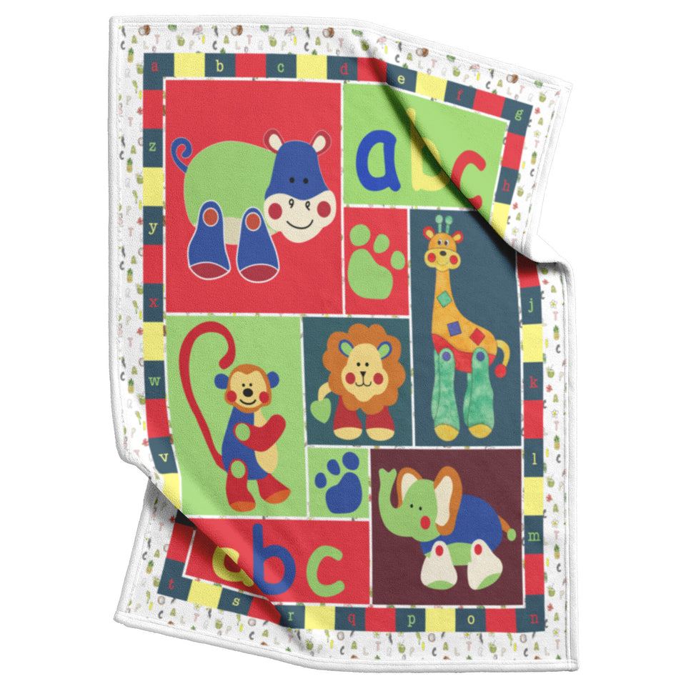 Baby Alphabet Animals 30x40