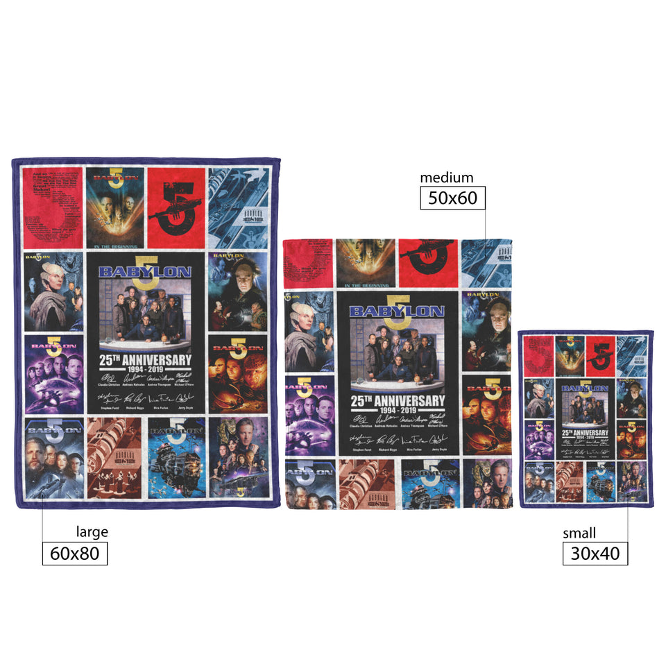 Babylon 5 Blanket, Babylon 5 TV Series Fleece copy