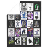 Beetlejuice 1988 Movie Fleece, Sherpa Blanket a copy