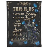 Biker Skull Skeleton Customized Names copy