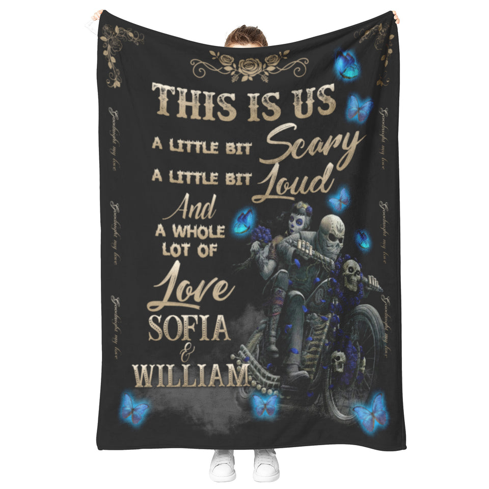 Biker Skull Skeleton Customized Names copy