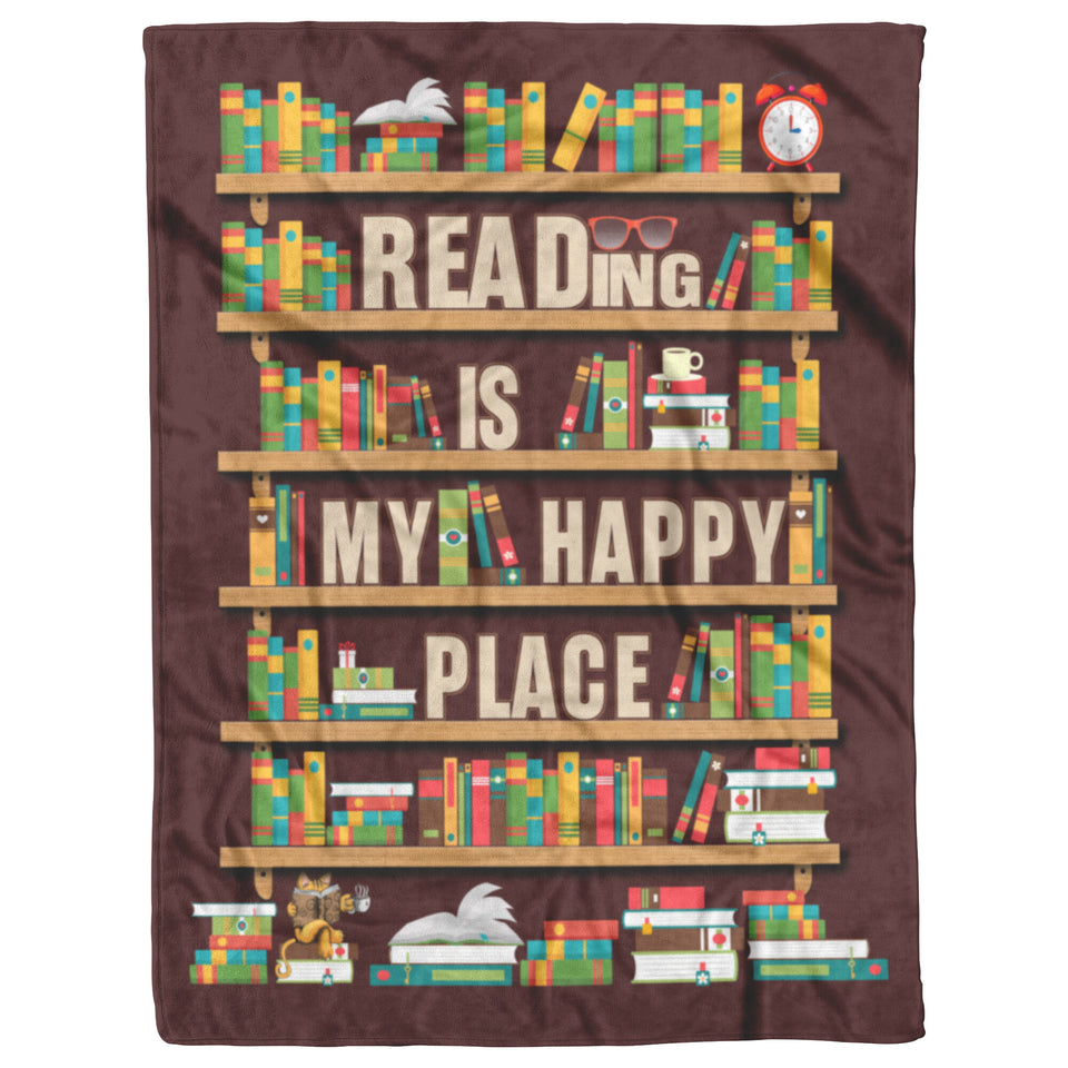 Book Lovers Gifts Blanket - Librarian Gifts Throw Blanket