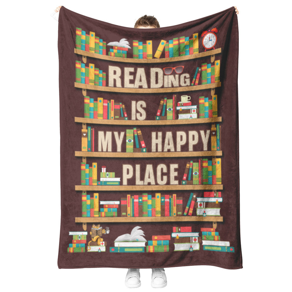 Book Lovers Gifts Blanket - Librarian Gifts Throw Blanket