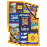 Born and Raised in New Mexico Blanket copy