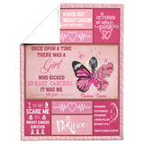 Breast Cancer Awareness Blanket, Breast Cancer Survivor Gifts copy