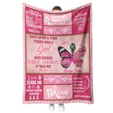 Breast Cancer Awareness Blanket, Breast Cancer Survivor Gifts copy