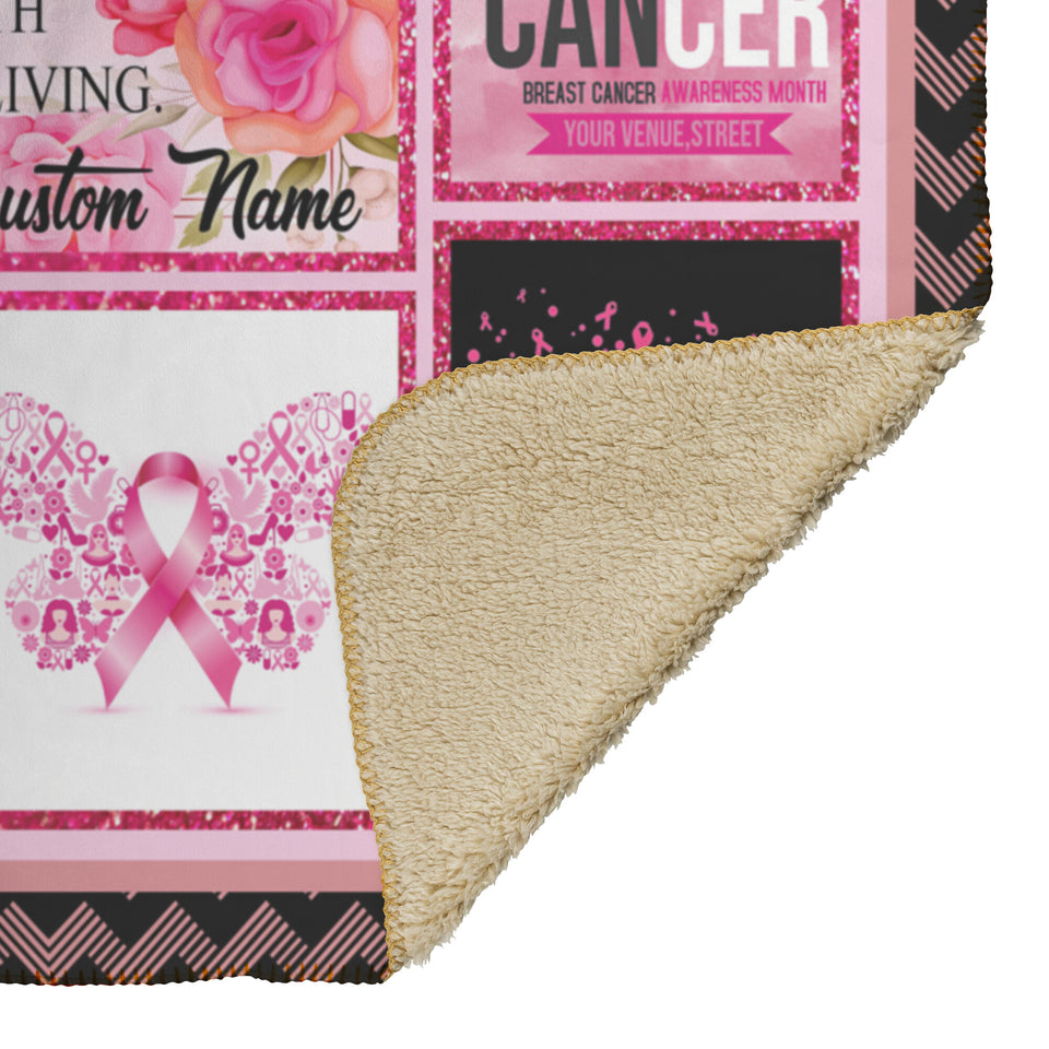Breast Cancer Awareness Blanket