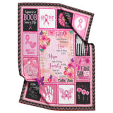 Breast Cancer Awareness Blanket