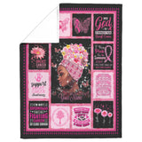 Breast Cancer Awareness Hopes Throw Blanket( sua lai loi)