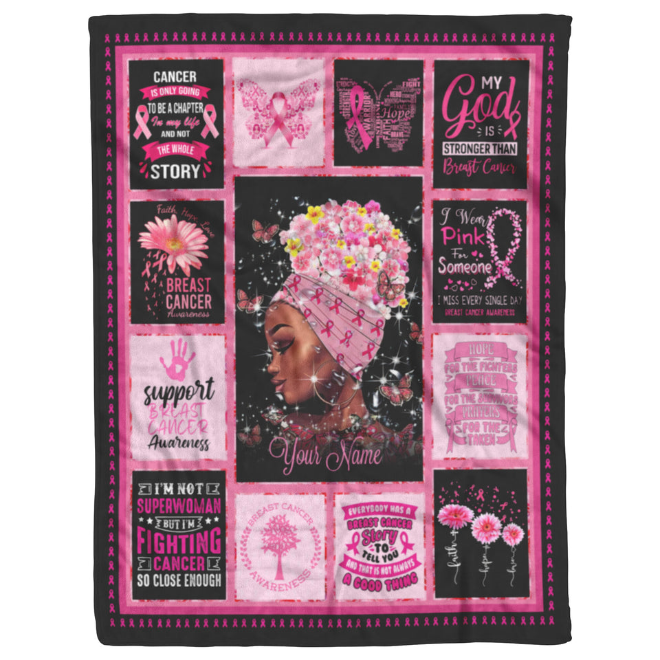 Breast Cancer Awareness Hopes Throw Blanket( sua lai loi)
