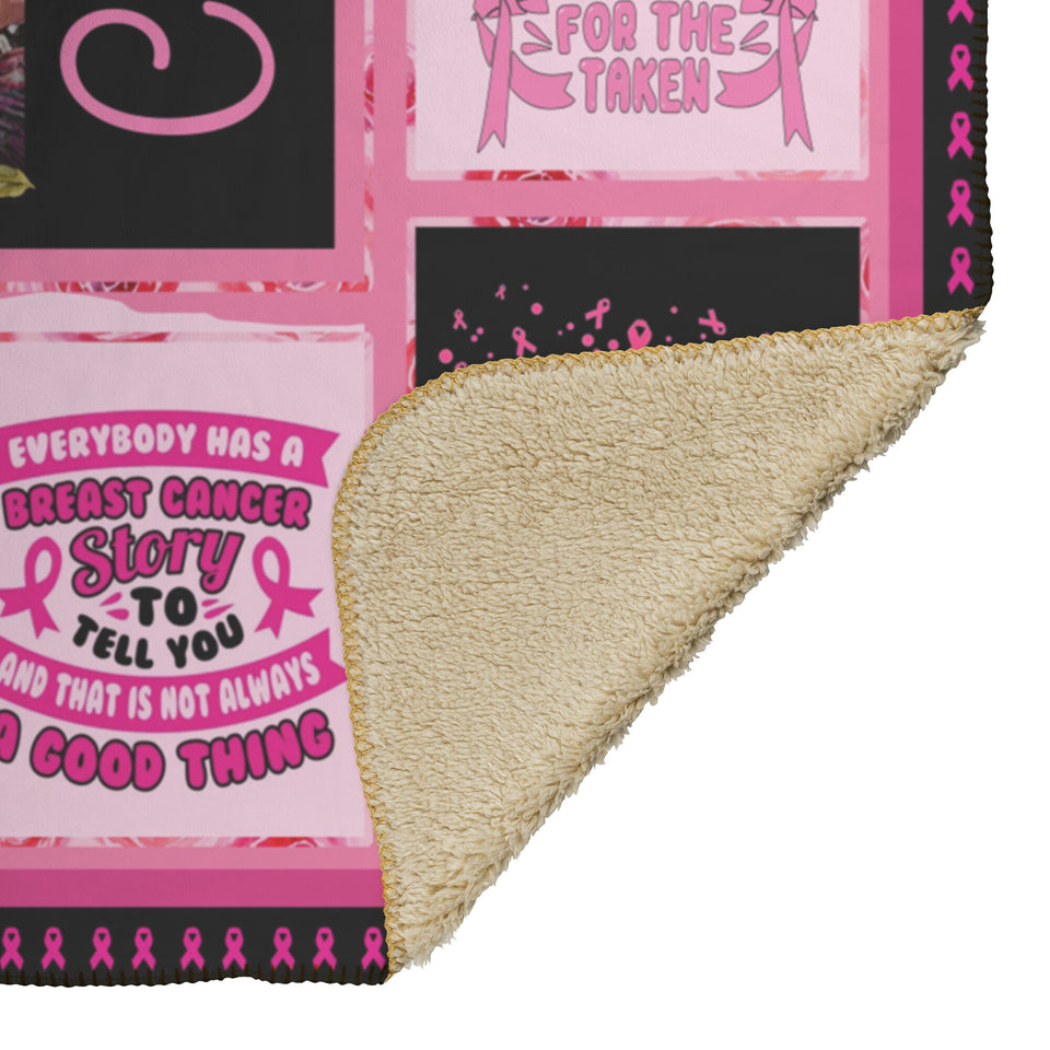 Breast Cancer Awareness Hopes Throw Blanket1