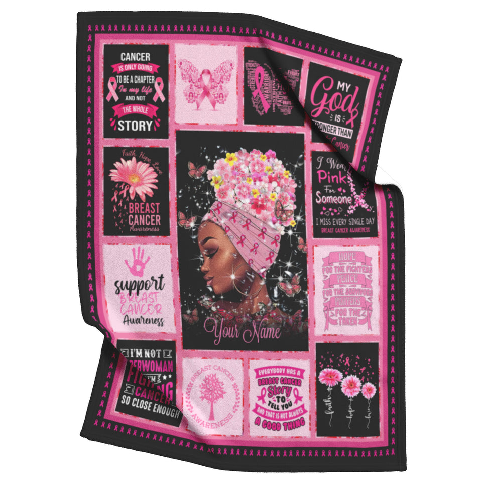 Breast Cancer Awareness Hopes Throw Blanket( sua lai loi)