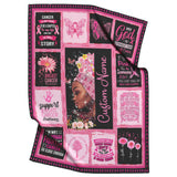 Breast Cancer Awareness Hopes Throw Blanket1