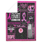 Breast Cancer Awareness Pink Ribbon Patchwork
