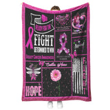 Breast Cancer Awareness Pink Ribbon Patchwork