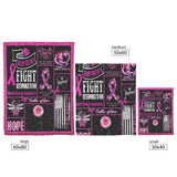 Breast Cancer Awareness Pink Ribbon Patchwork