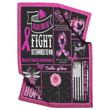 Breast Cancer Awareness Pink Ribbon Patchwork