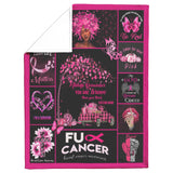 Breast Cancer Blanket, You are Braver Throw Blankets