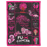 Breast Cancer Blanket, You are Braver Throw Blankets copy