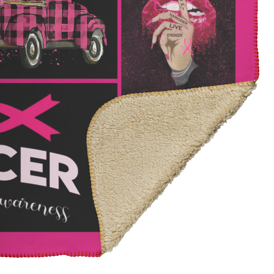 Breast Cancer Blanket, You are Braver Throw Blankets