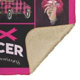 Breast Cancer Blanket, You are Braver Throw Blankets