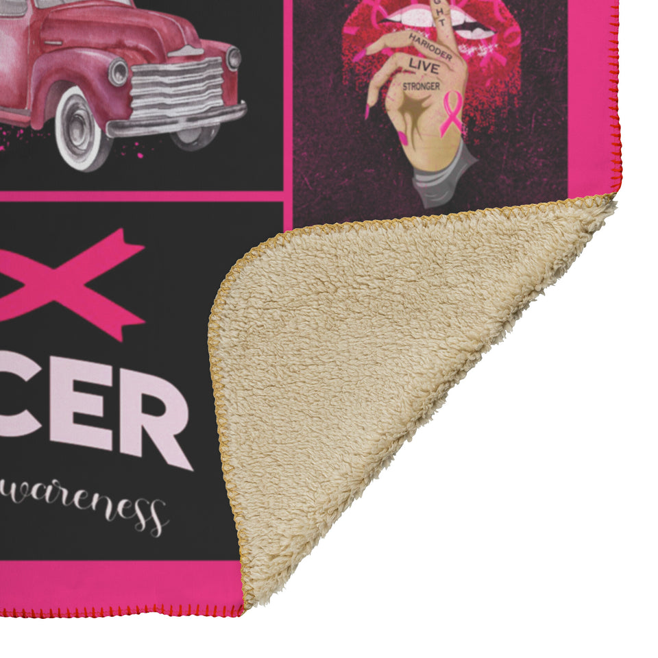 Breast Cancer Blanket, You are Braver Throw Blankets