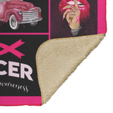 Breast Cancer Blanket, You are Braver Throw Blankets