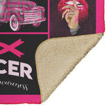 Breast Cancer Blanket, You are Braver Throw Blankets copy