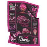 Breast Cancer Blanket, You are Braver Throw Blankets