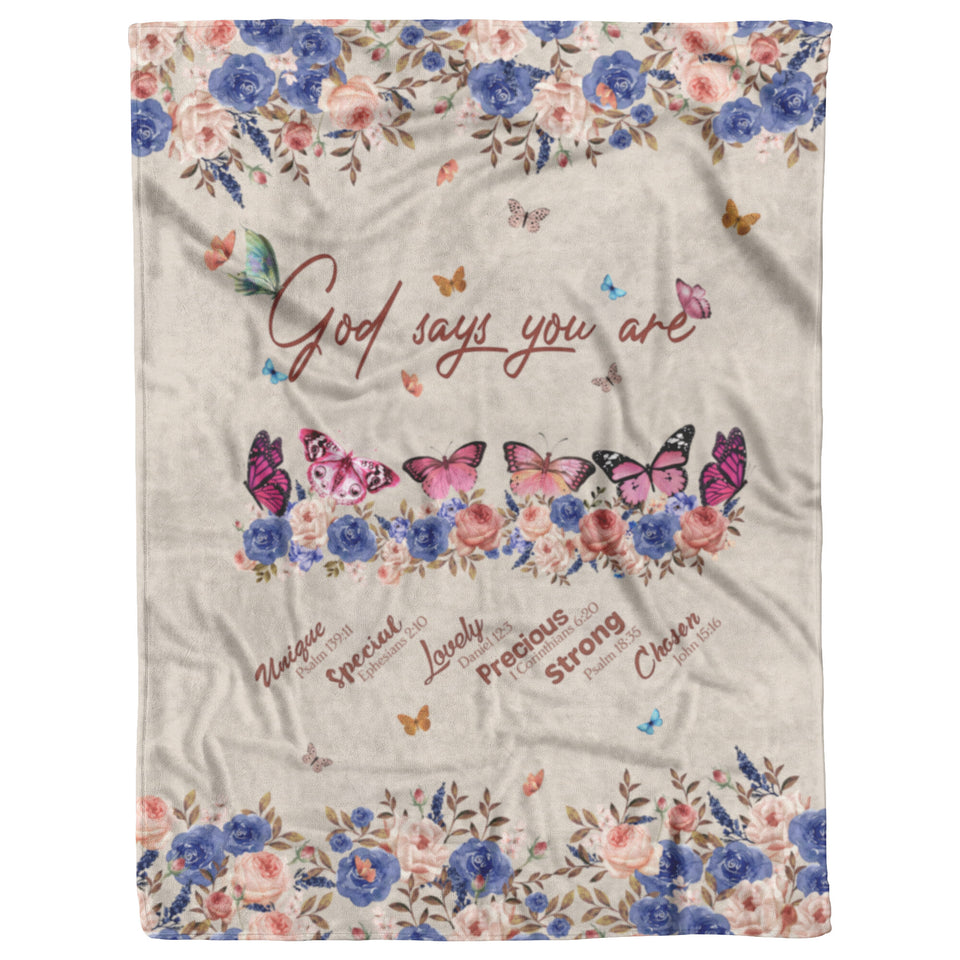 Butterfly Blanket Christian Gifts for Women