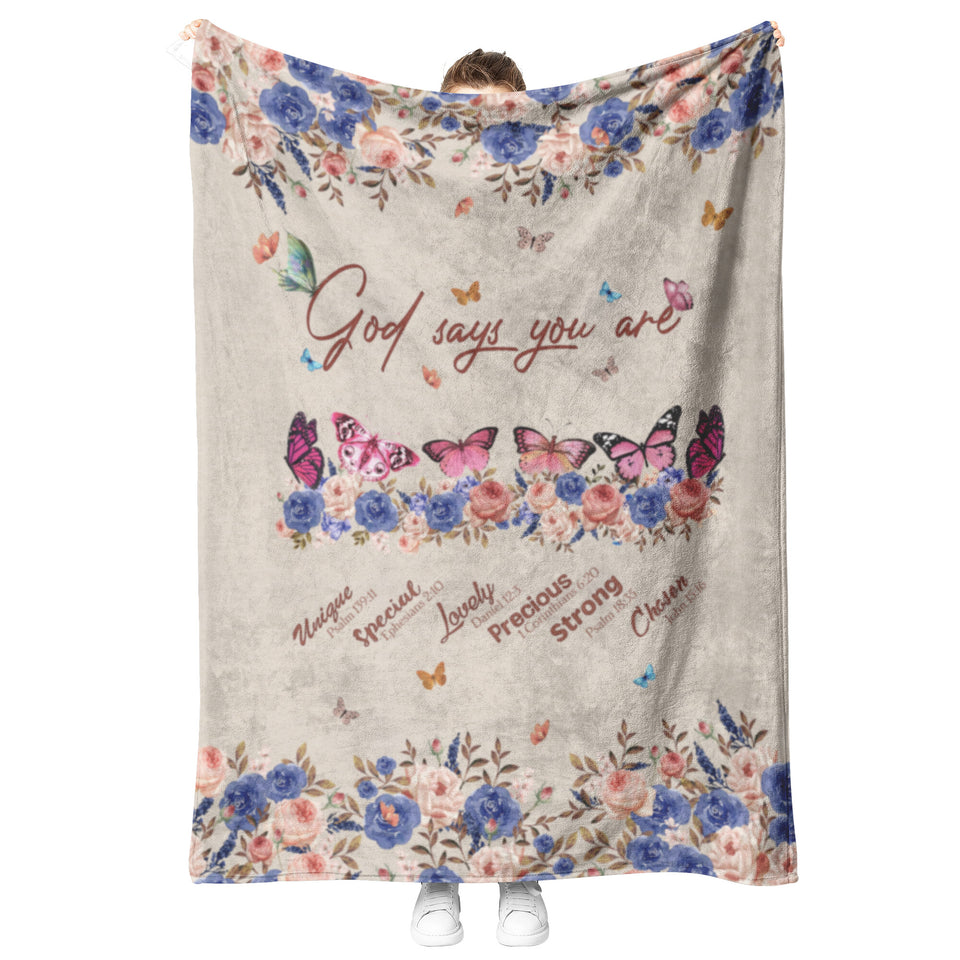 Butterfly Blanket Christian Gifts for Women
