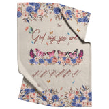 Butterfly Blanket Christian Gifts for Women