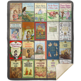 Laura Ingalls Wilder Fleece Sherpa Blanket Quilt Supper Soft Lightweight Blanket for Bedroom Living Room Sofa MSHM Premium Mink Sherpa Blanket 50x60