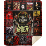 Slayer Albums Blanket Fleece Sherpa Throw Quilt Blanket for Bedroom Living Room MSHM Premium Mink Sherpa Blanket 50x60