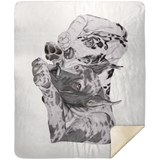 Great Dane Inseparable Blanket Fleece Blanket, Great Dane Inseparable Quilt - MSHM Premium Mink Sherpa Blanket 50x60