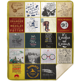 Harry Potter Blanket, Harry Potter Fleece, Sherpa Blankets - MSHM Premium Mink Sherpa Blanket 50x60