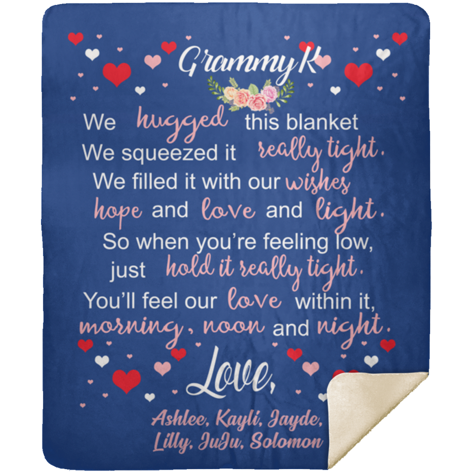 Ashlee, Kayli, Jayde, Lilly, JuJu, Solomon - MSHM Premium Mink Sherpa Blanket 50x60