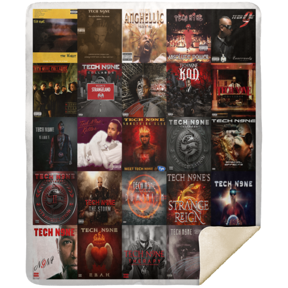 Tech N9ne Fleece Sherpa Throw Quilt Blanket for Bedroom Living Room Sofa MSHM Premium Mink Sherpa Blanket 50x60