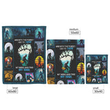 Camping - Bigfoot, Into The Forest I Go to Find My Soul Blanket copy