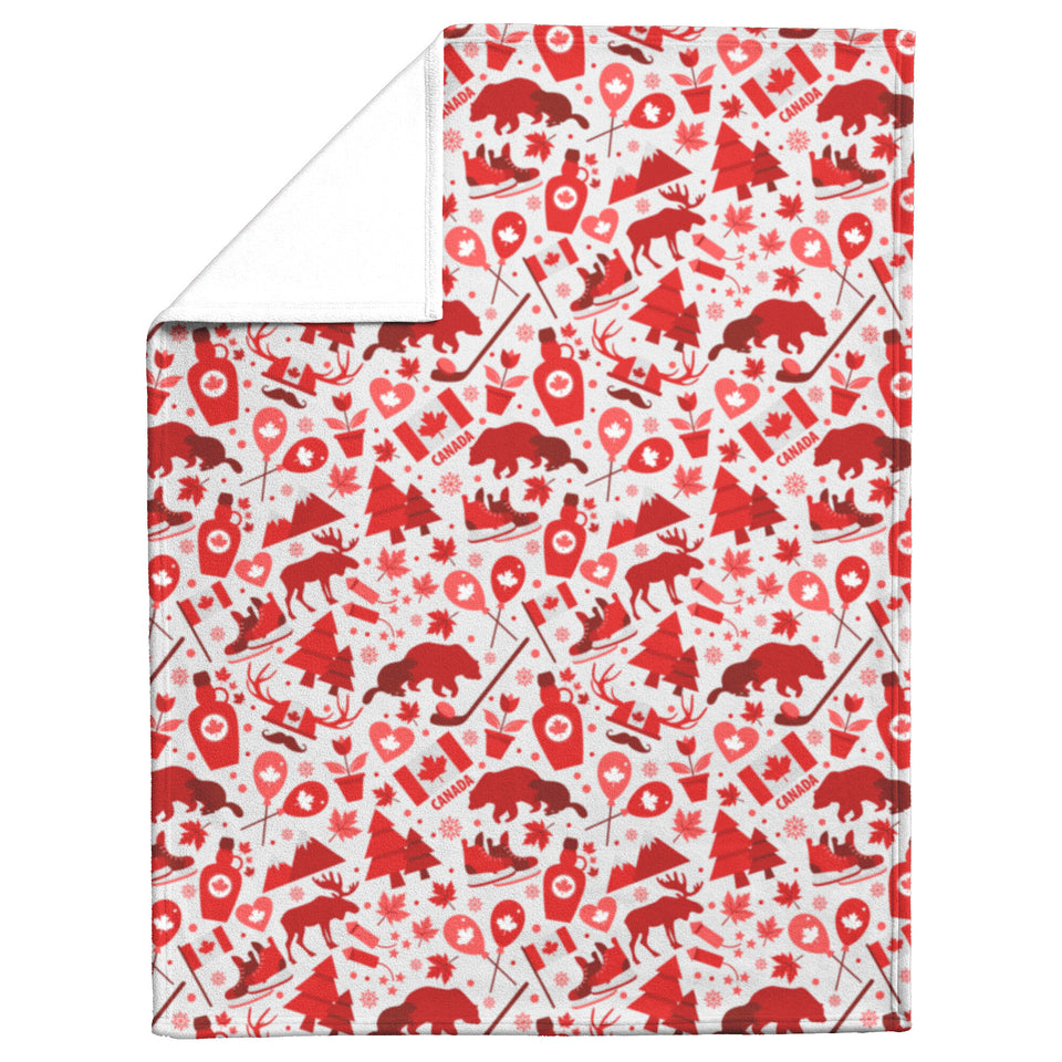 Canada Love Blanket, Canada Christmas Quilt