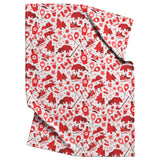 Canada Love Blanket, Canada Christmas Quilt