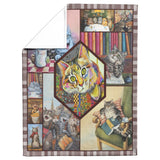Cat Quilt, Cat Lover Quilt