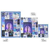 Colorectal Cancer Awareness Blanket