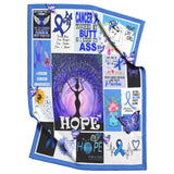 Colorectal Cancer Awareness Blanket